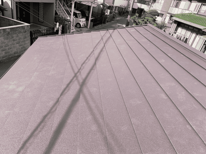 修理後：きれいに直った屋根