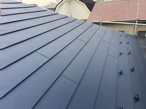 スレート屋根葺き替え
